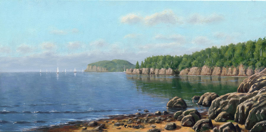 Lake Superior Painting by Rick Hansen