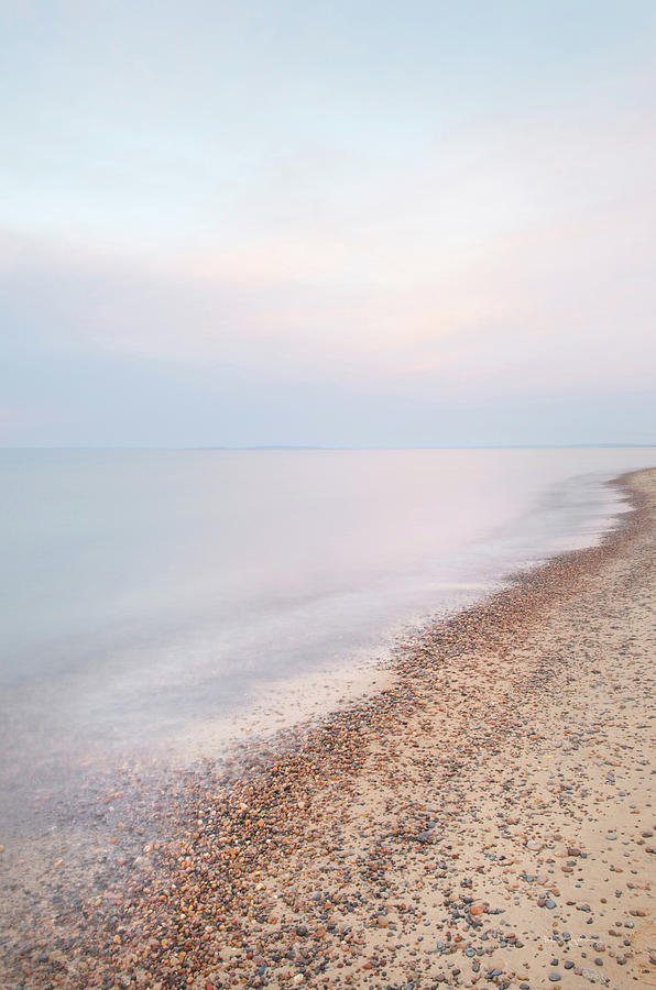 Beach Photograph - Lake Superior Shoreline II by Alan Majchrowicz