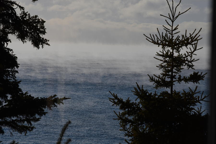 Lake Superior Smoking Photograph by Hella Buchheim