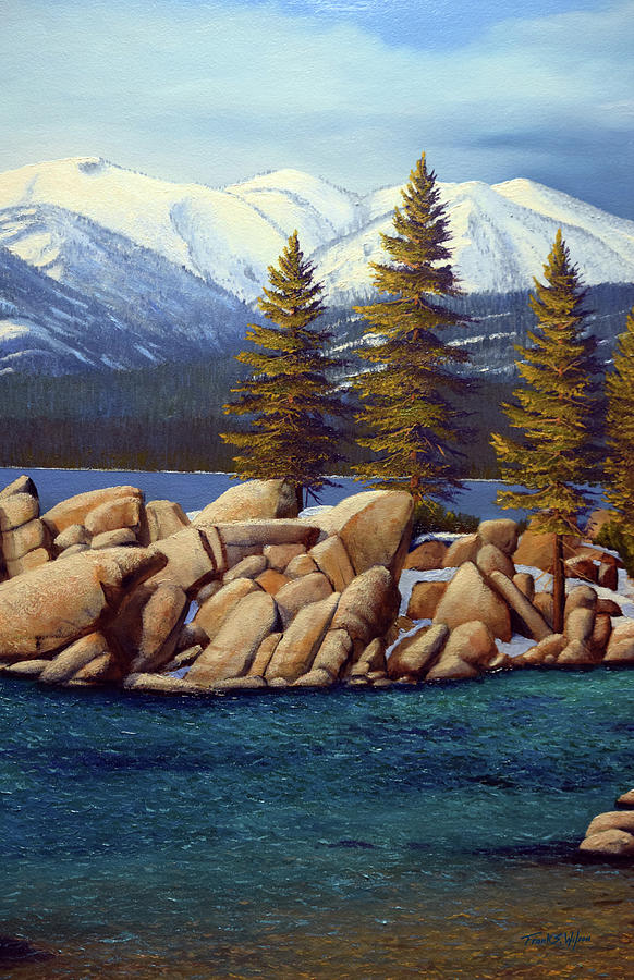Lake Tahoe 3 Painting by Frank Wilson