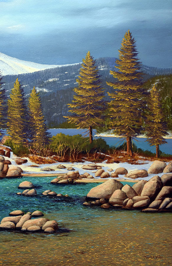 Lake Tahoe 4 Painting by Frank Wilson