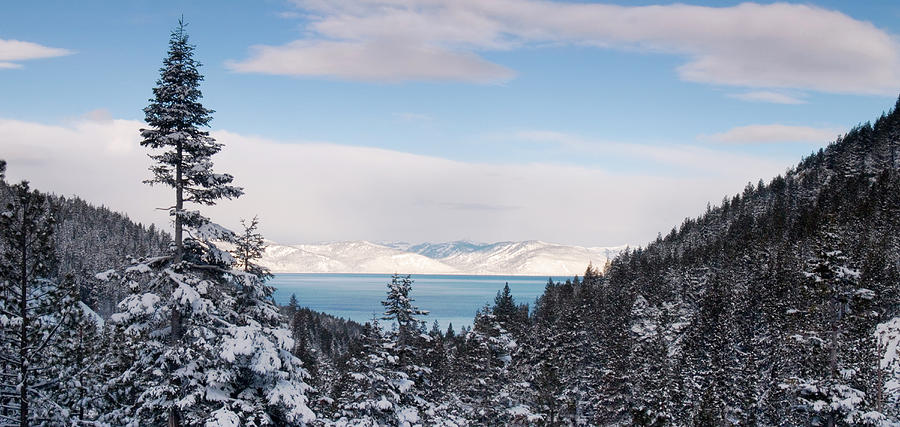 Nature Photograph - Lake Tahoe Panorama by Christopher Johnson