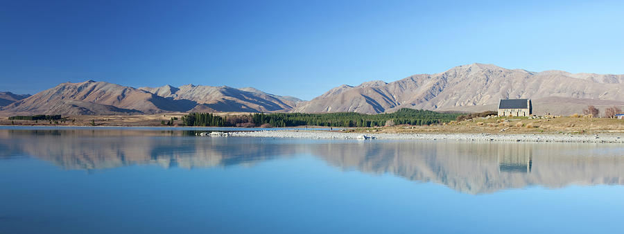 Lake Tekapo Reflection Photograph by Simonbradfield