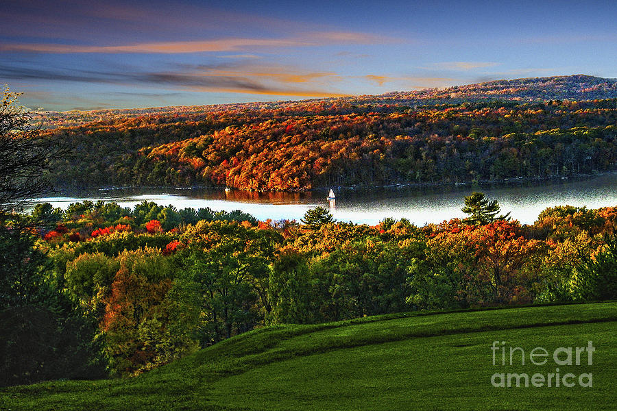 Lake Wallenpaupack Overview Photograph by Zbigniew Krol - Fine Art America