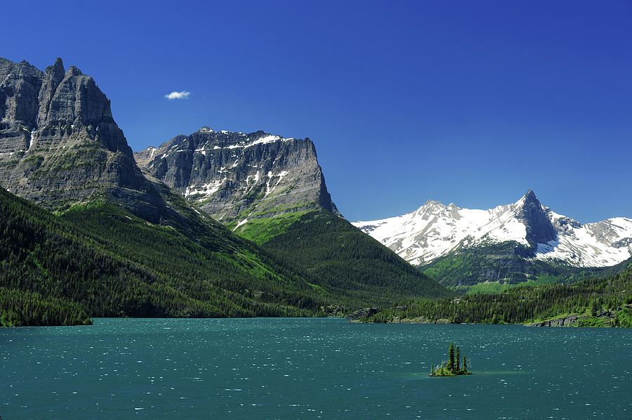 Lake With Mountain In Montana Photograph by Piriya Photography