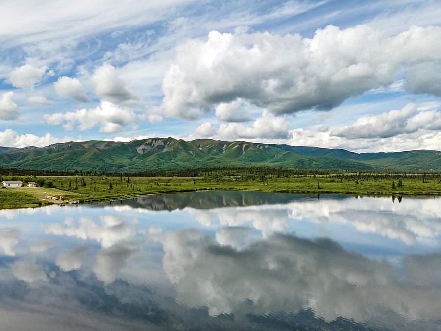 Lake With Reflection, Alaska Photograph By Max Seigal - Fine Art America