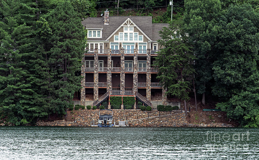 Lakefront Real Estate in Western North Carolina Photograph by David Oppenheimer