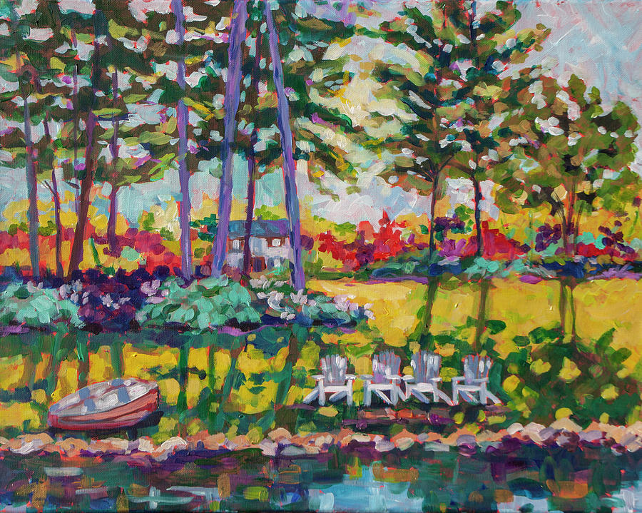 Lakeside Rest Painting by Heather Nagy