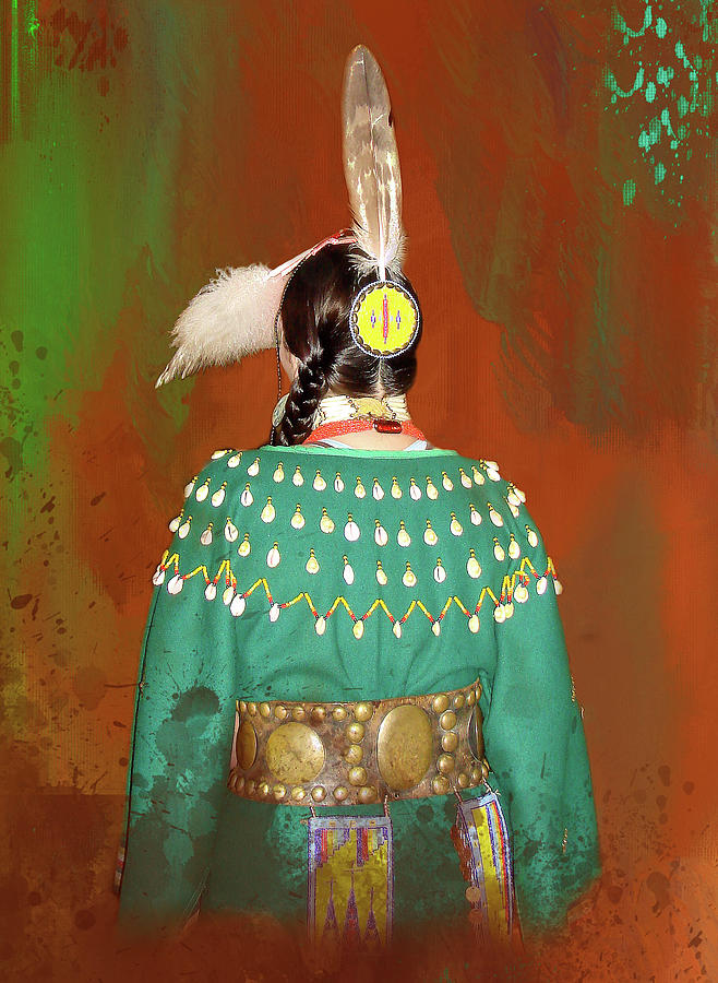 Lakota Sioux Maiden Digital Art by Linda Cox