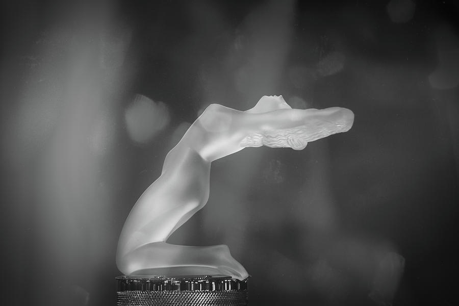 Lalique Crystal Woman Duesenberg Hood Ornament by Lauri Novak Lalique Crystal Woman Duesenberg Hood Ornament by Lauri Novak
