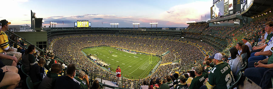 Green Bay Packers Panoramic Poster - Lambeau Field