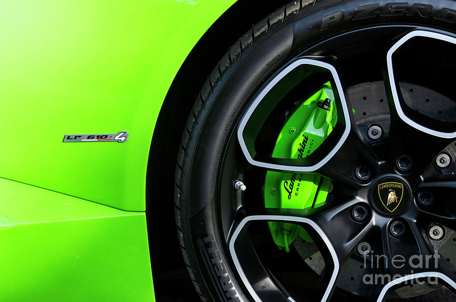 Lamborghini Huracan Abstract Photograph by Tim Gainey