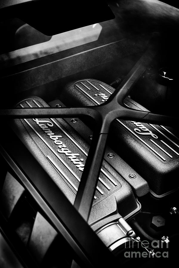 Lamborghini Huracan Engine Photograph by Tim Gainey