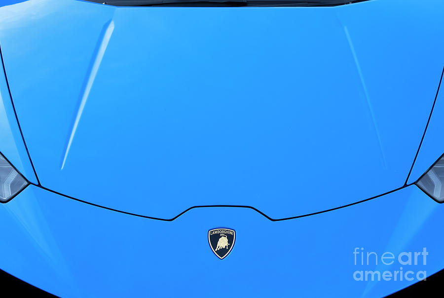 Lamborghini Huracan in Blue Photograph by Tim Gainey