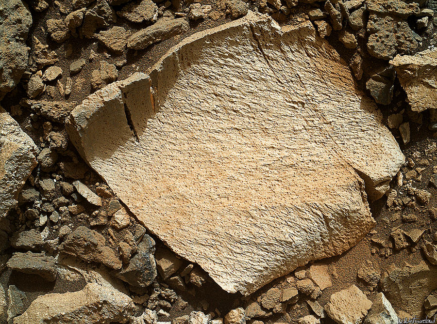 Lamoose Rock Mars - Enhanced Photograph by Weston Westmoreland