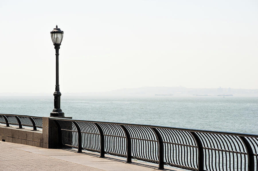 Lamp At The Boardwalk Photograph by Andreas Schott