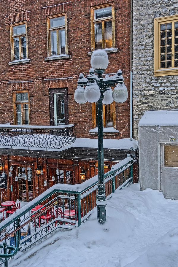 Let it Snow, Let it Snow in Quebec City Photograph by Patricia Caron