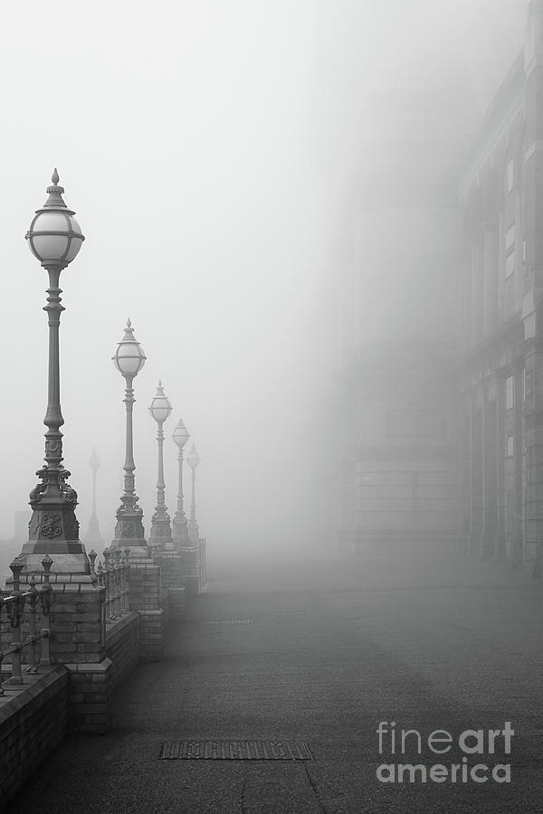 Lamps In A Fog Photograph by Zdenekdolezel