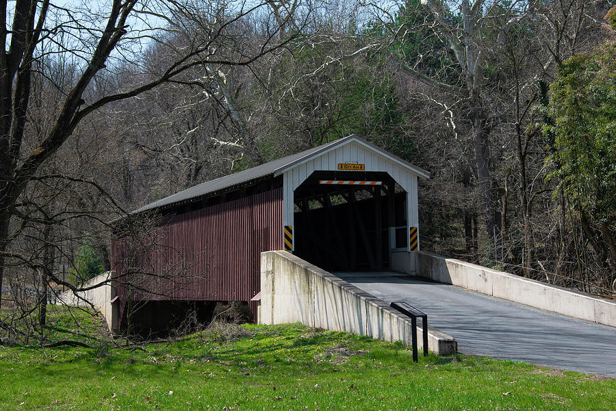 Lancaster County - Baumgardners Mill Covered Bridge Photograph by Bill Cannon