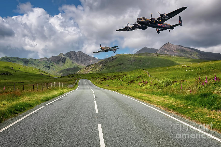 Lancaster in Snowdonia Photograph by Adrian Evans