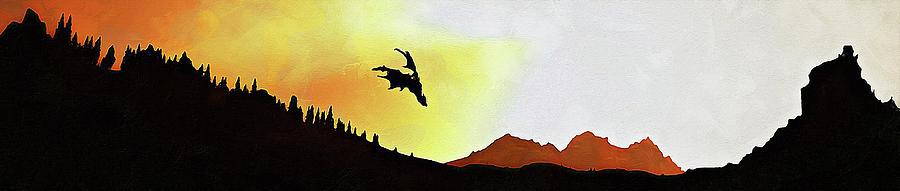 Land of Dragons - 02 Painting by AM FineArtPrints