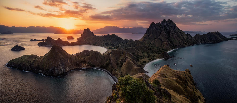 Sunset Photograph - Land Of Komodo by Phil Green