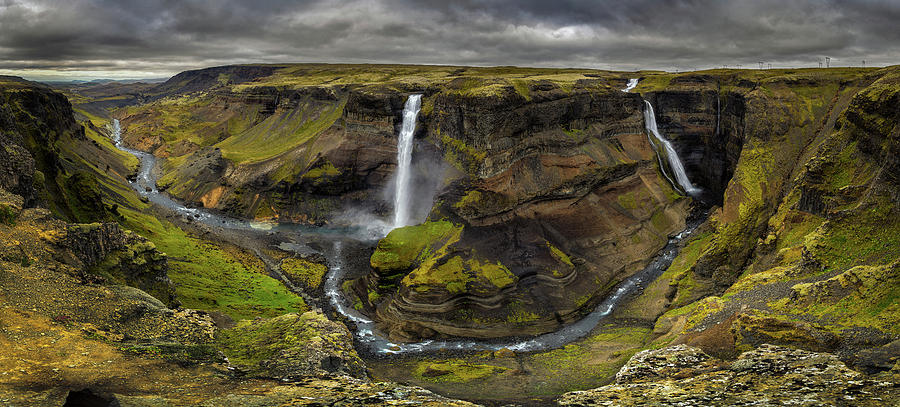 Iceland Photograph - Land Of Waterfalls by Álvaro Pérez & Iceland Photograph - Land Of Waterfalls by Álvaro Pérez &