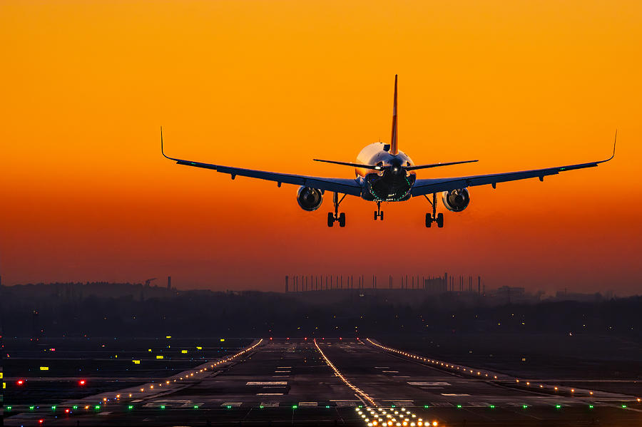 Landing @ Sunset Photograph by Rene Tenteris