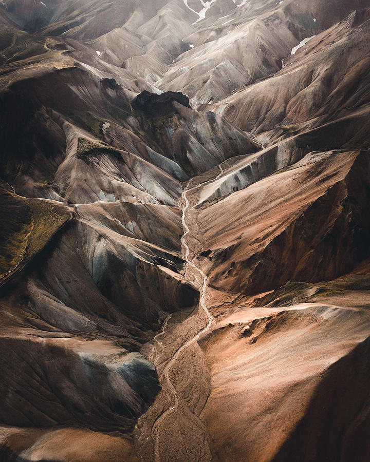 Mountain Photograph - Landmannalaugar by Witold Ziomek
