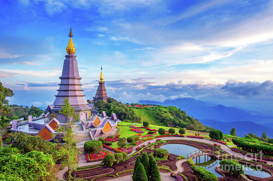 Landmark Pagoda In Doi Inthanon Photograph by Tawatchaiprakobkit Landmark Pagoda In Doi Inthanon Photograph by Tawatchaiprakobkit