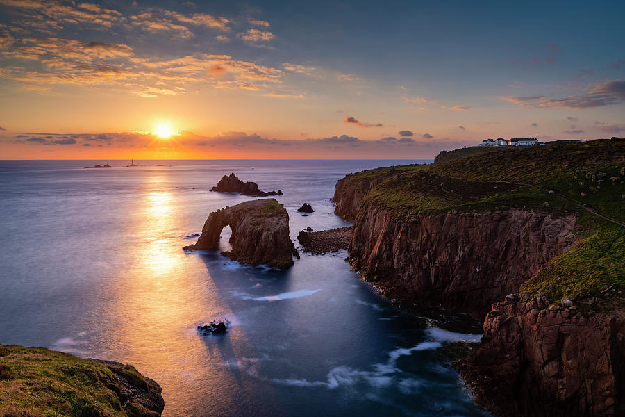 Spring Photograph - Lands End Sunset by Michael Blanchette Photography