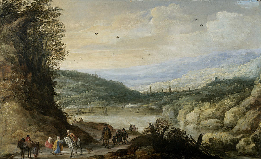 Landscape, 1590-1635 Painting by Joos de Momper