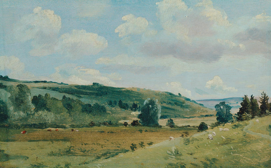 Landscape, 1849-1855 Painting by Lionel Constable