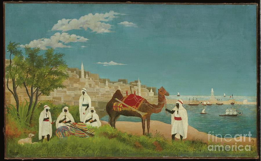 Landscape, Algiers, 1880 Painting by Henri J.f. Rousseau