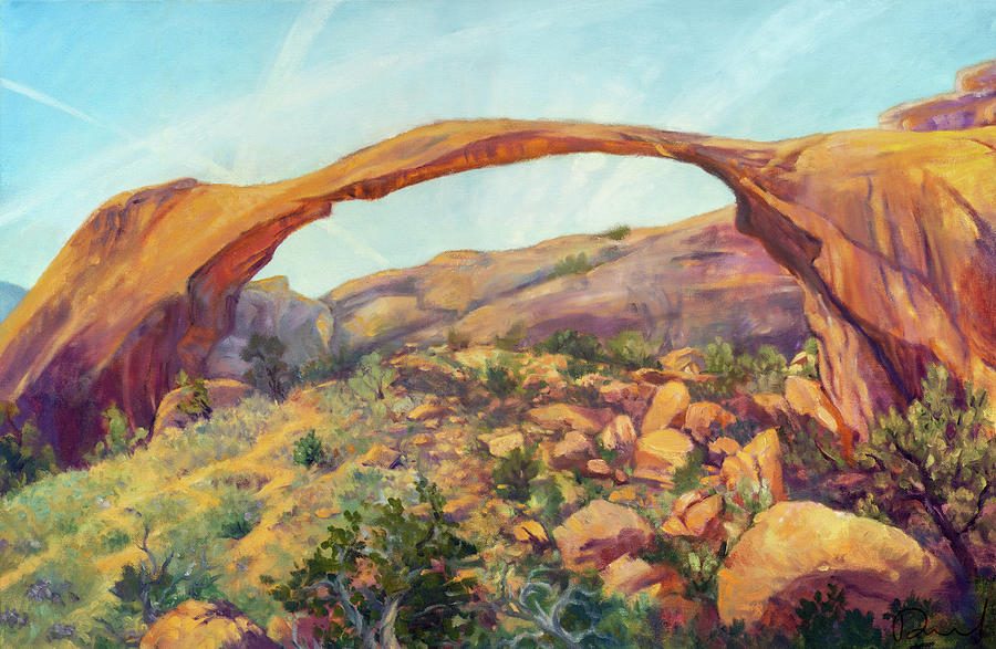 Landscape Arch Painting by Daniel Hills