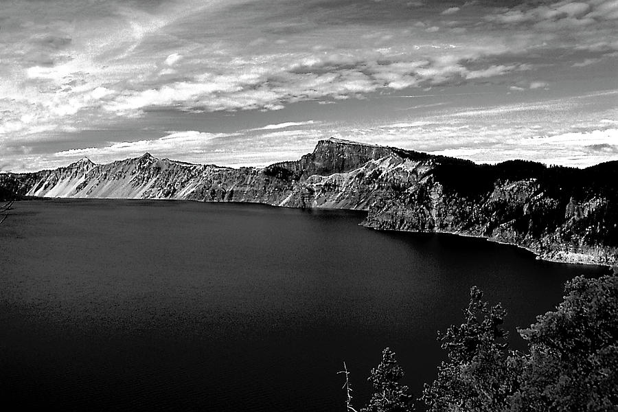 Landscape at Crater Lake Photograph by S Katz