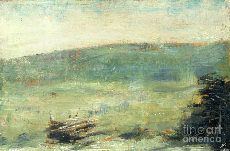 Landscape At Saint-ouen Drawing by Heritage Images