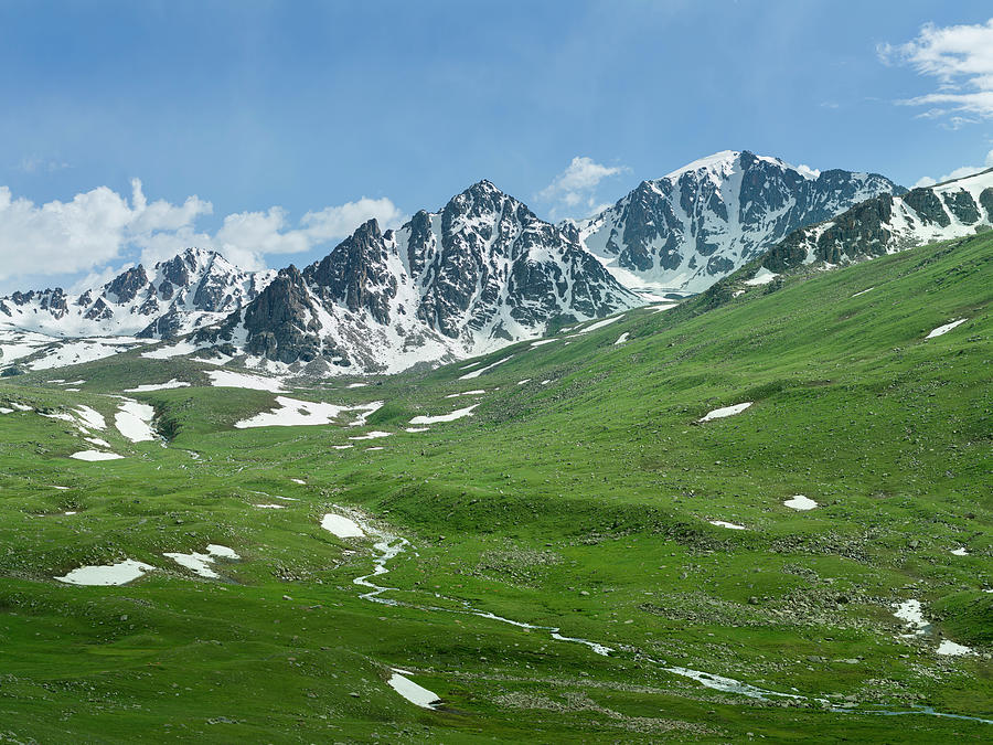 Landscape At The Otmok Mountain Pass Photograph By Martin Zwick - Pixels