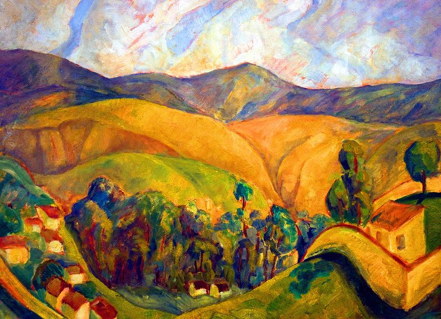 Landscape Painting by Diego Rivera | Fine Art America