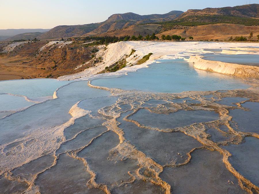 Landscape In Pamukkale, Turkey Photograph by Frans Sellies