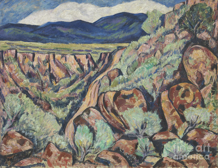 Landscape, New Mexico, 1919-20 Painting by Marsden Hartley