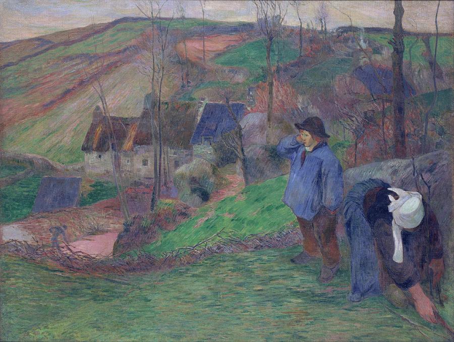 Landscape Of Brittany 1888 Painting