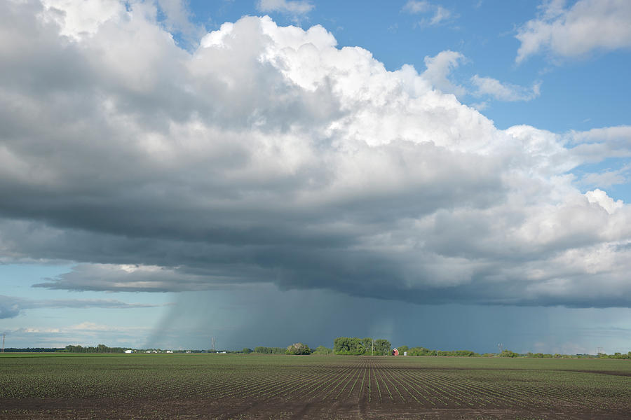 Landscape Of Cloud During Rain Shower Photograph by Dlerick