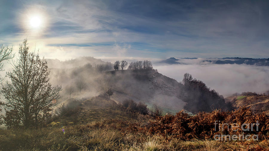 Landscape Of Foggy Mountains Photograph by Ventsi Ketipov / 500px