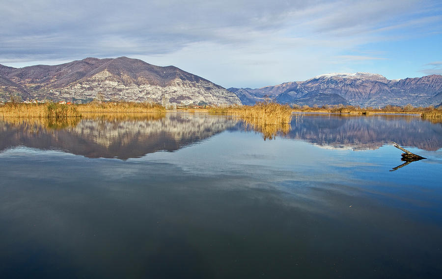 Nature Photograph - Landscape Of Sebino With Lake Iseo by Apostoli Rossella