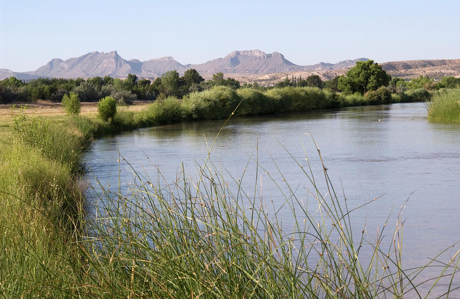 Landscape Of The Rio Grande River Photograph by Vallariee