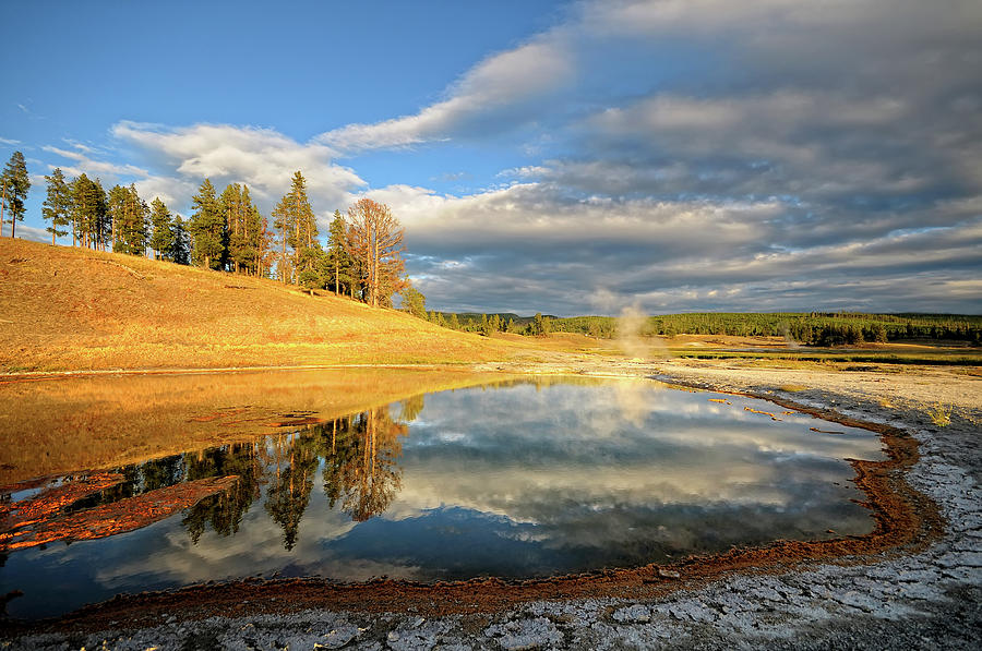 Landscape Of Yellowstone Photograph by Philippe Sainte-laudy Photography