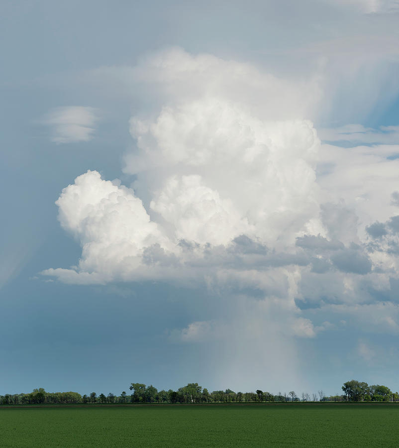 Landscape With Beautiful Cumulus Cloud Photograph by Dlerick