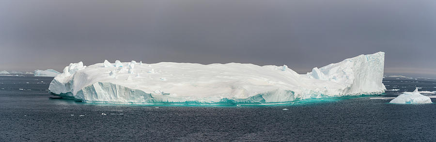 Landscape With Iceberg In Sea Photograph by Panoramic Images