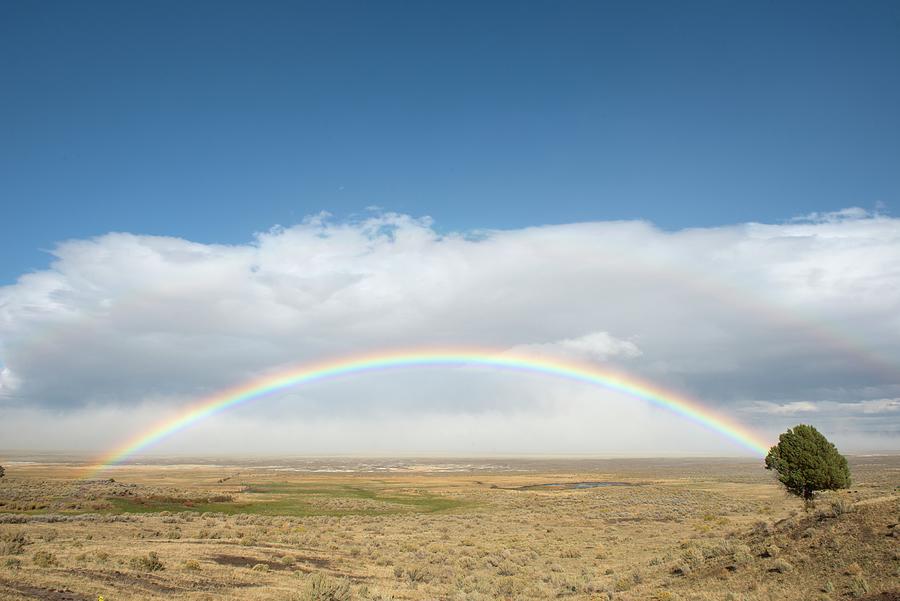 Landscape With Rainbow Digital Art by Heeb Photos